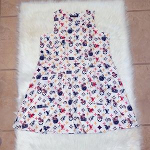 L.V like dress